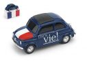 Brumm BMBR056 FIAT 500 BRUMS FRANCIA -VOILA' - C'EST LA VIE 1:43 Modellino