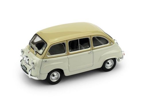 Brumm BM0333-09 FIAT 600D 1960 SABBIA/GRIGIO CHIARO 1:43 Modellino