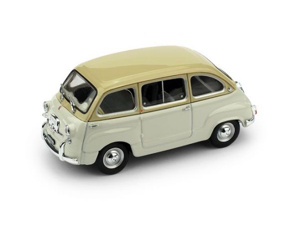 Brumm BM0333-09 FIAT 600D 1960 SABBIA/GRIGIO CHIARO 1:43 Modellino