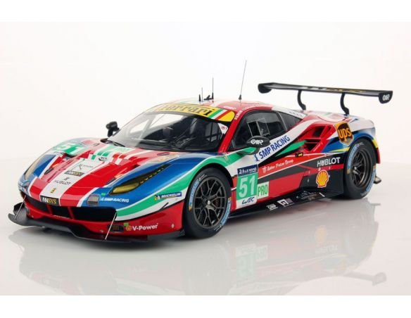 Looksmart LS18LM010 FERRARI 488 GTE N.51 DNF LM 2016 G.BRUNI-J.CALADO-PIER GUIDI C/VETR.1:18 Modellino