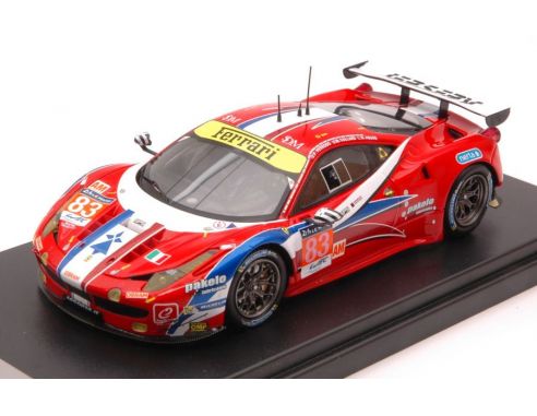 Looksmart LSLM039 FERRARI 458 ITALIA N.83 27th LM 2016 F.PERRODO-E.COLLARD-R.AGUAS 1:43 Modellino