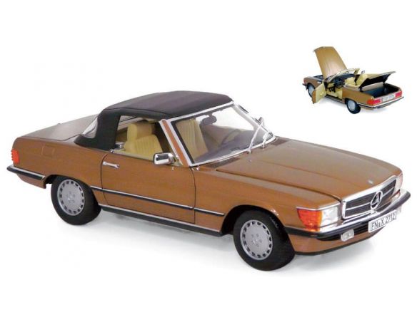 Norev NV183514 MERCEDES 300 SL 1986 GOLD METALLIC 1:18 Modellino