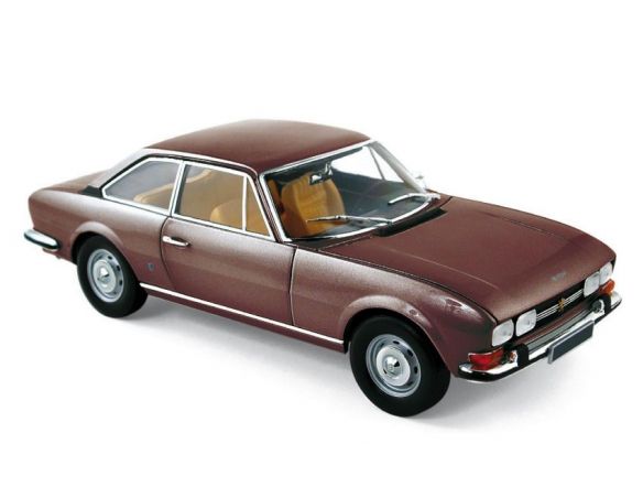 Norev NV184822 PEUGEOT 504 COUPE' 1973 BROWN METALLIC 1:18 Modellino