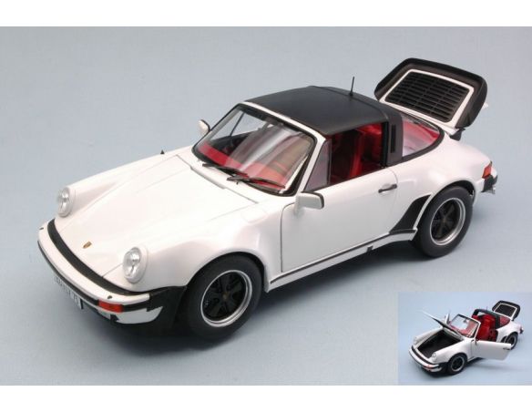 Norev NV187660 PORSCHE 911 TURBO TARGA 1987 WHITE 1:18 Modellino