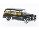 Neo Scale Models NEO46435 CHEVROLET DELUXE STYLELINE STATION WAGON 1952 WOODY BLACK 1:43 Modellino