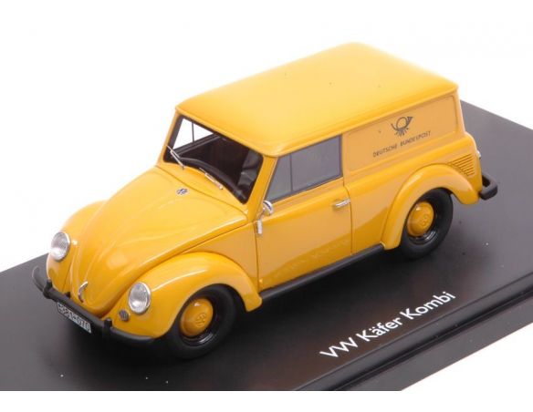 Schuco SH9008 VW BEETLE KOMBI DEUTSCHE BUNDESPOST YELLOW 1:43 Modellino