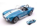 Solido SL1850017 AC COBRA 427 MKII 1965 METALLIC BLUE W/WHITE STRIPES 1:18 Modellino