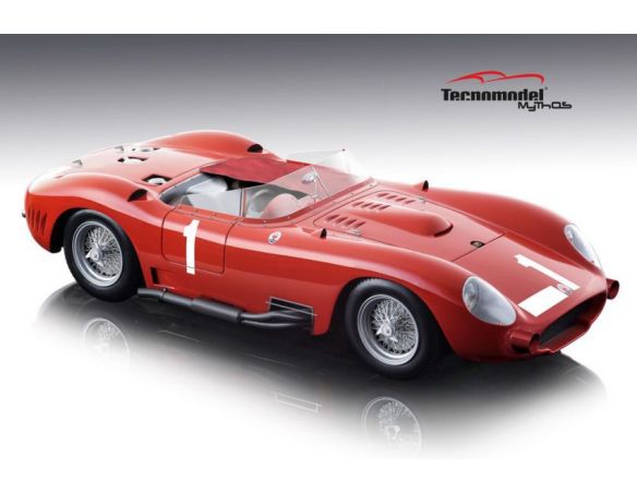 Tecnomodel TMD1845B MASERATI 450S N.1 DNF 1000 KM NURBURGRING 1957 J.M.FANGIO-S.MOSS 1:18 Modellino