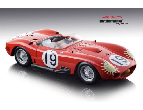 Tecnomodel TMD1845C MASERATI 450S N.19 WINNER 12H SEBRING 1957 J.BEHRA-J.M.FANGIO 1:18 Modellino