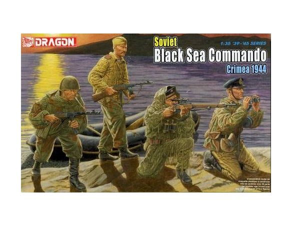 Dragon 6457 SOVIET BLACK SEA COMMANDO, Crimea 1944" KIT 1:35 Personaggi
