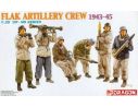 Dragon 6275 FLAK ARTILLERY CREW 1943-45 Model KIT 1:35 Personaggi