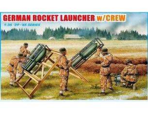 Dragon 6509 GERMAN ROCKET LAUNCHER WITH CREW Model 1:35 Kit Militari