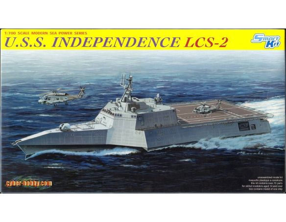 Dragon 7092 U.S.S. INDEPENDENCE LCS-2 KIT navi 1:700 Modellino