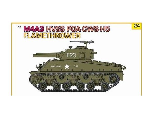 Dragon 9124 FLAMETHROWER Model 1:35 Kit Militari