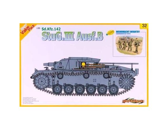 Dragon 9132 STUG.III AUSF.B Model German Tank Carro Armato 1:35 Kit Militari