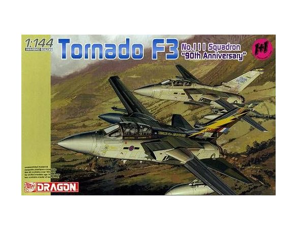 Dragon 4614 Tornado F3 111 Squadron 90th Anniversary 1:144 Kit Militari