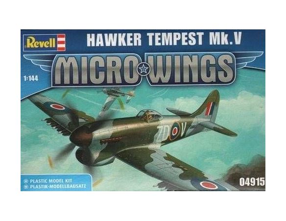 Revell 4915 HAWKER TEMPEST MK V 1:144 Kit Militari  Modellino