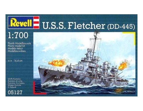 Revell 5127 U.S.S. FLETCHER 1:700 Kit Militari  Modellino
