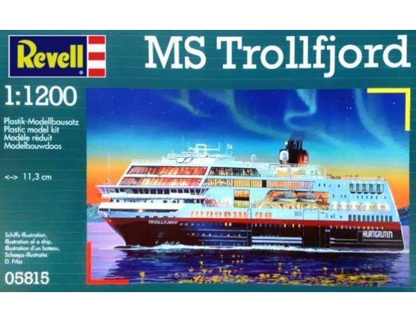 Revell 5815 MS TROLLFJORD 1:1200 Kit Militari Modellino
