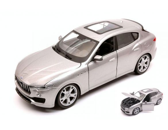 Bburago BU21081S MASERATI LEVANTE 2016 SILVER 1:24 Modellino