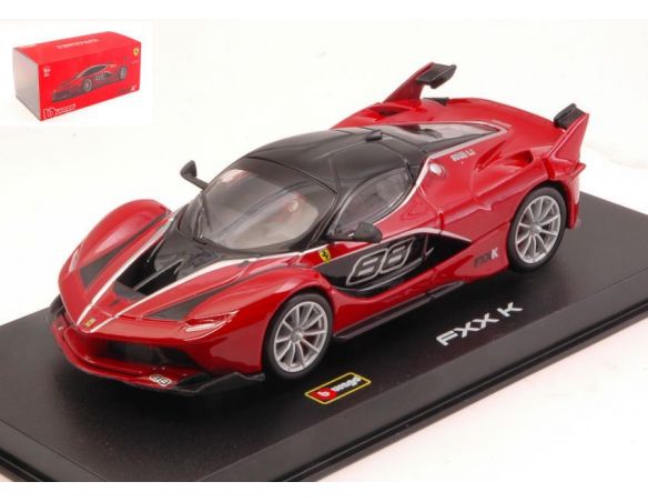 BBURAGO BU36906R FERRARI FXX-K N.88 RED SIGNATURE 1:43 Modellino