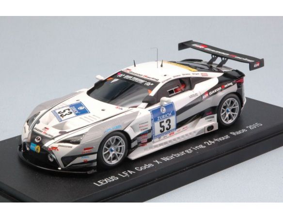 Ebbro EB45330 LEXUS LFA N.53 14th 24 H NURBURGRING 2015 KAGEYAMA-ISHIURA-OOSHIMA 1:43 Modellino