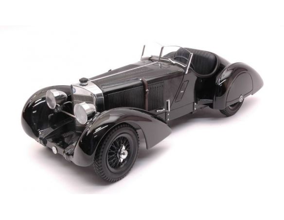 KK Scale KKDC180131 MERCEDES SSK COUNT TROSSI PRINCE 1930 BLACK 1:18 Modellino