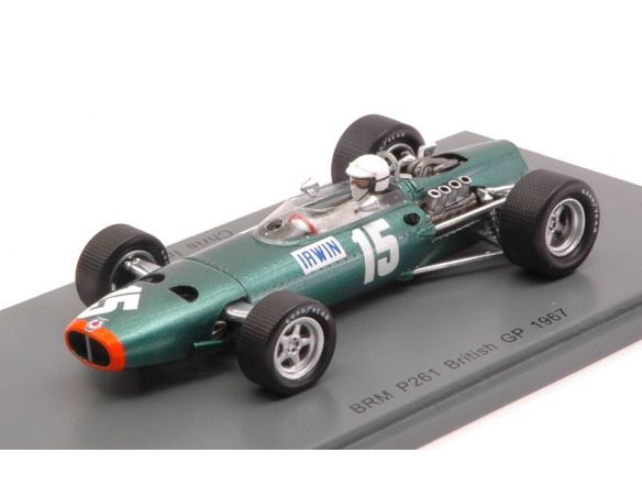 Spark Model S4795 BRM P61/2 CHRIS IRWIN 1967 N.15 7th BRITISH GP 1:43 Modellino