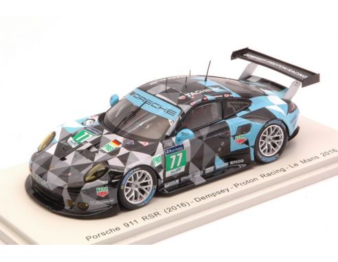 Spark Model S5133 PORSCHE 911 RSR N.77 31th LM 2016 LIETZ-CHISTENSEN-ENG-BACHLER 1:43 Modellino
