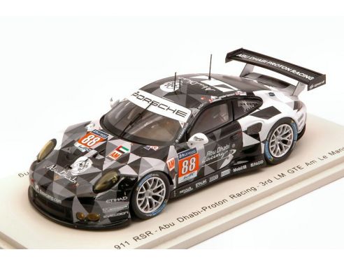 Spark Model S5142 PORSCHE 911 RSR N.88 28th LM 2016 AL QUABAISI-LONG-HANSSON 1:43 Modellino