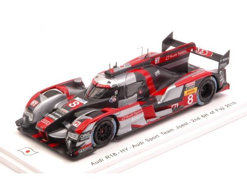Spark Model SJ047 AUDI R18 N.8 2nd 6 H OF FUJI 2016 DI GRASSI-DUVAL-JARVIS 1:43 Modellino