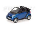 Minichamps PM150036330 SMART CABRIOLET 2007 BLUE 1:18 Modellino