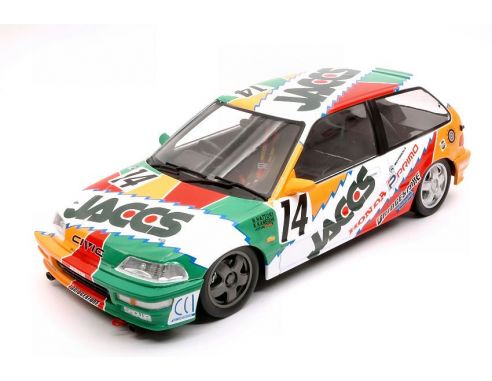 Triple 9 T9-1800108 HONDA CIVIC EF-9 N.14 SUZUKA RALLY 1992 N.HATTORI-K.KANEISHI 1:18 Modellino