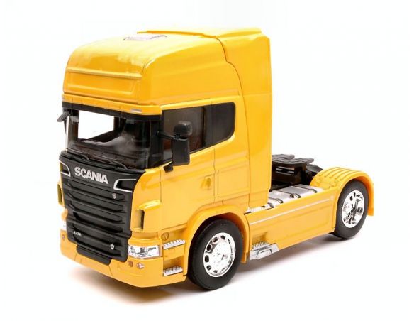 Welly WE32670SY SCANIA R730 V8 (4x2) 2015 YELLOW 1:32 Modellino