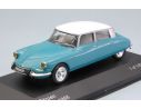 White Box WB229 CITROEN DS 19 1966 LIGHT BLUE/WHITE 1:43 Modellino