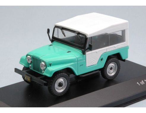 White Box WB234 JEEP CJ-5 1963 LIGHT GREEN/WHITE 1:43 Modellino