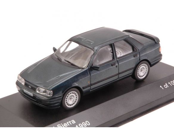 White Box WB236 FORD SIERRA COSWORTH 1990 METALLIC DARK GREEN 1:43 Modellino