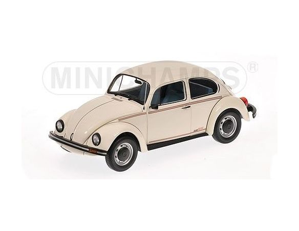 Minichamps PM150057101 VW 1200 1983 JEANS BUG WHITE 1:18 Modellino