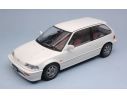 Triple 9 T9-1800104 HONDA CIVIC EF-3 Si 1987 WHITE 1:18 Modellino