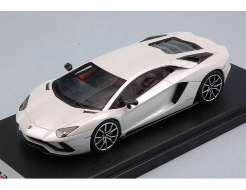 Looksmart LS468D LAMBORGHINI AVENTADOR S 2016 BALOON WHITE 1:43 Modellino