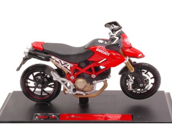 Maisto MI07084R DUCATI HYPERMOTARD RED 1:18 Modellino