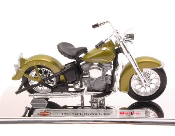 Maisto MI10143 HARLEY DAVIDSON 74 FL HYDRA GLIDE 1953 1:18 Modellino