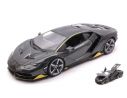 Maisto MI31386G LAMBORGHINI CENTENARIO LP 770-4 2016 SPECIAL EDITION CARBON/YELLOW 1:18 Modellino