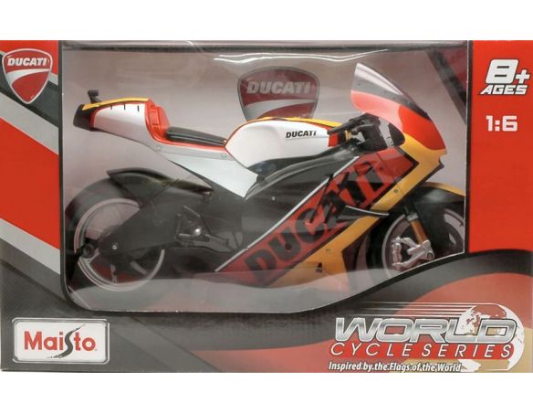Maisto MI32226Y DUCATI DESMOSEDICI YELLOW 1:6 Modellino