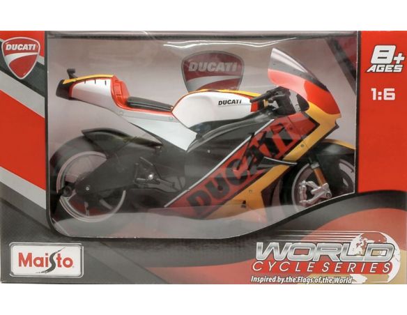 Maisto MI32226Y DUCATI DESMOSEDICI YELLOW 1:6 Modellino