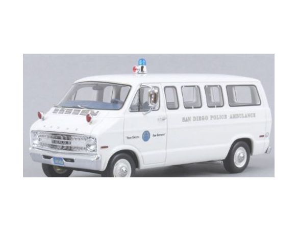 Neo Scale Models NEO46940 DODGE SPORTSMAN SAN DIEGO AMBULANCE 1973 1:43 Modellino