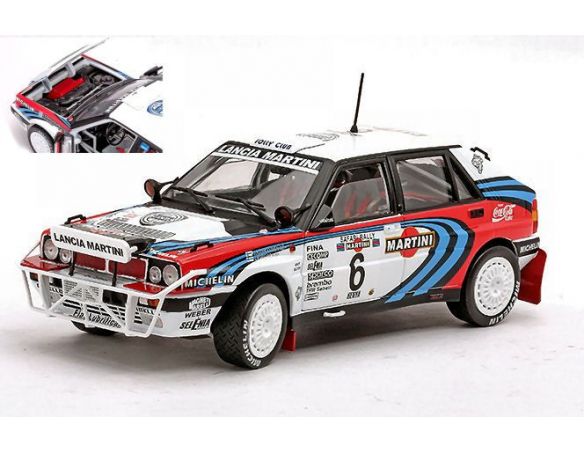 SunStar SS3118 LANCIA DELTA N.6 WINNER SAFARI 1991 KANKKUNEN-PIIRONEN 1:18 Modellino