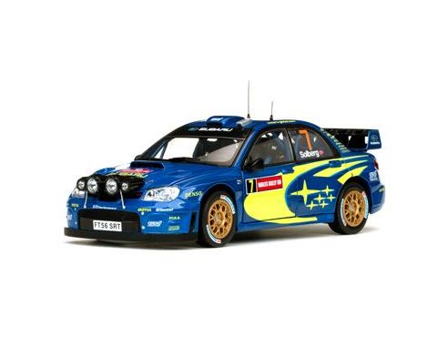 SunStar SS4487 SUBARU IMPREZA N.7 4th WALES (GB) RALLY 2007 SOLBERG-MILLS 1:18 Modellino