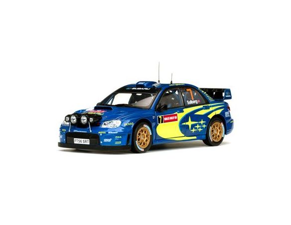 SunStar SS4487 SUBARU IMPREZA N.7 4th WALES (GB) RALLY 2007 SOLBERG-MILLS 1:18 Modellino