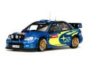 SunStar SS4487 SUBARU IMPREZA N.7 4th WALES (GB) RALLY 2007 SOLBERG-MILLS 1:18 Modellino